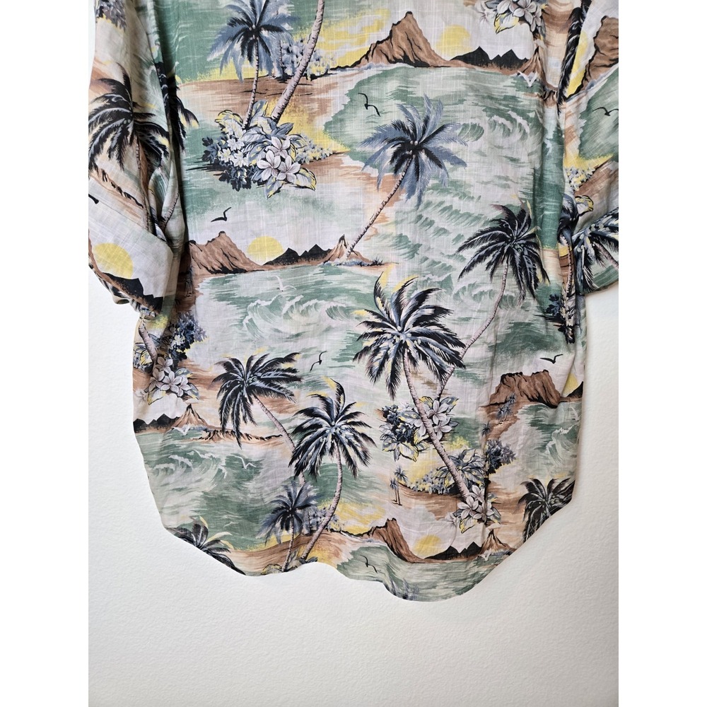 Zimmermann Vacay Shirt Short Sleeve Button Down Oversized Surf Printed Beach Med - Picture 11 of 12
